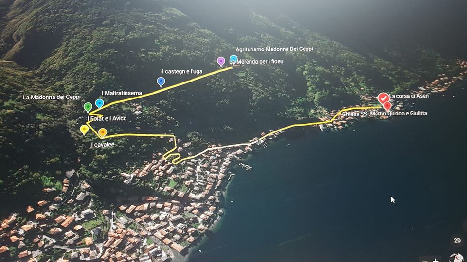 Dal San primm al Culmenacc guarden giò tucch in del lagh